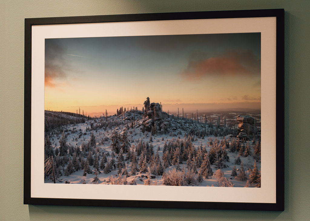 Solnedgang ved Dreisessel 