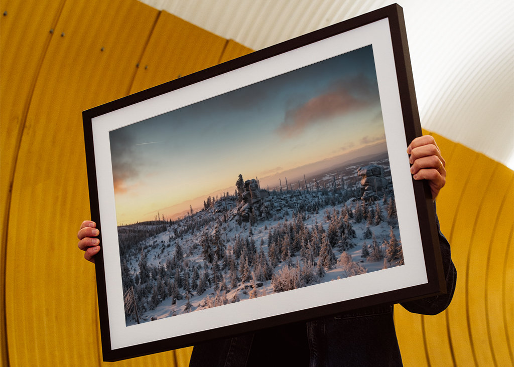 Solnedgang ved Dreisessel 