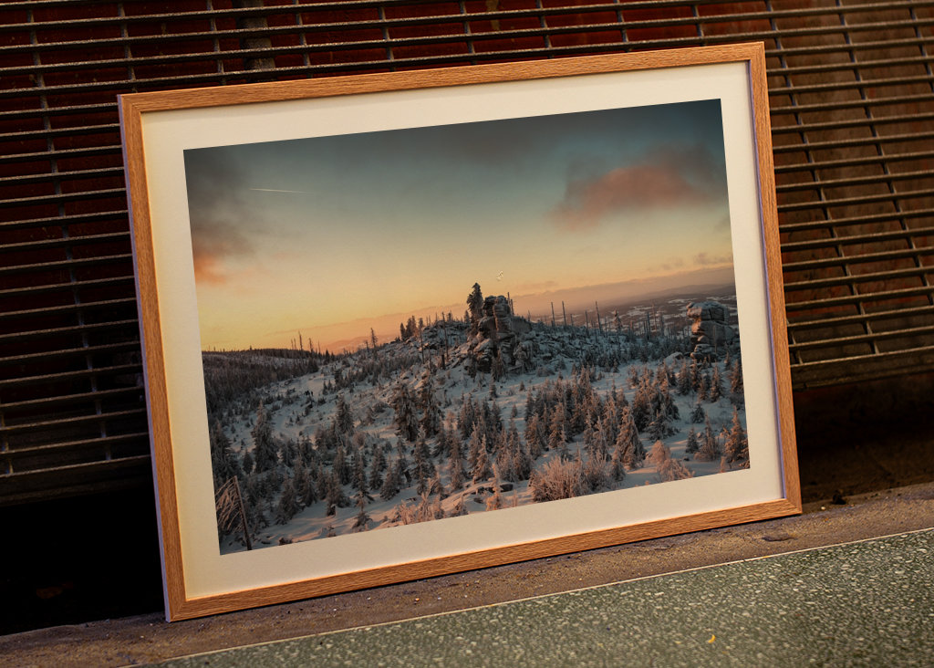 Solnedgang ved Dreisessel 