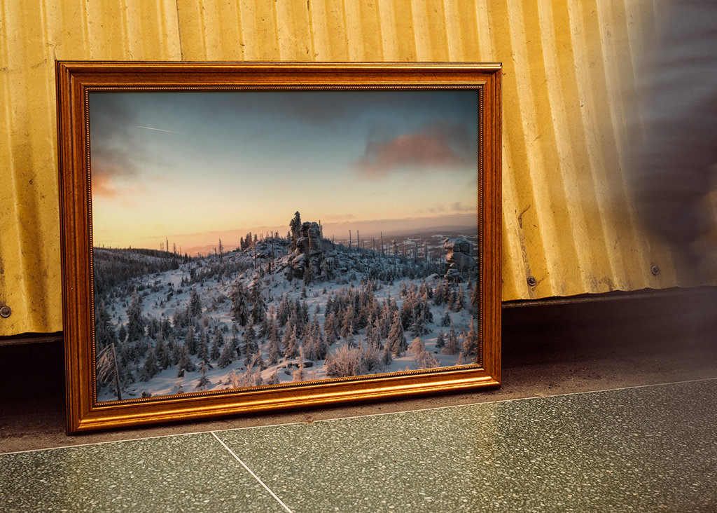 Solnedgang ved Dreisessel 