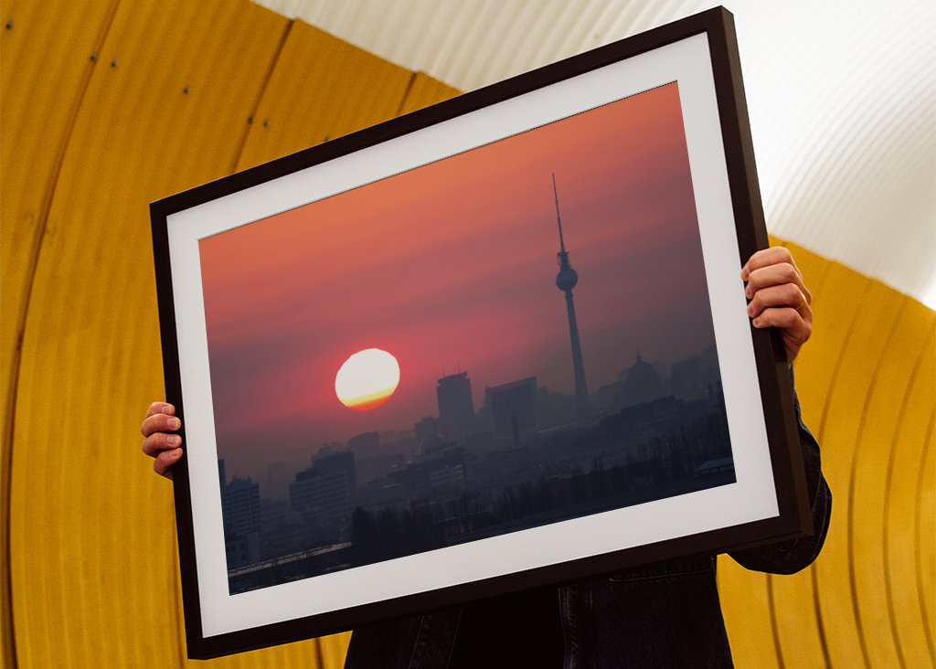 Paysage urbain de Berlin Lever de soleil