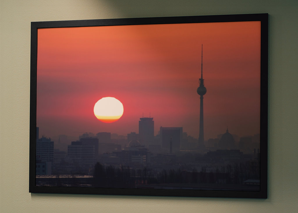 Paysage urbain de Berlin Lever de soleil