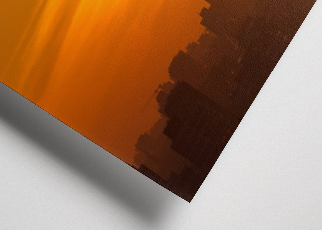 Skyline Amanecer en la ciudad de Berlín 