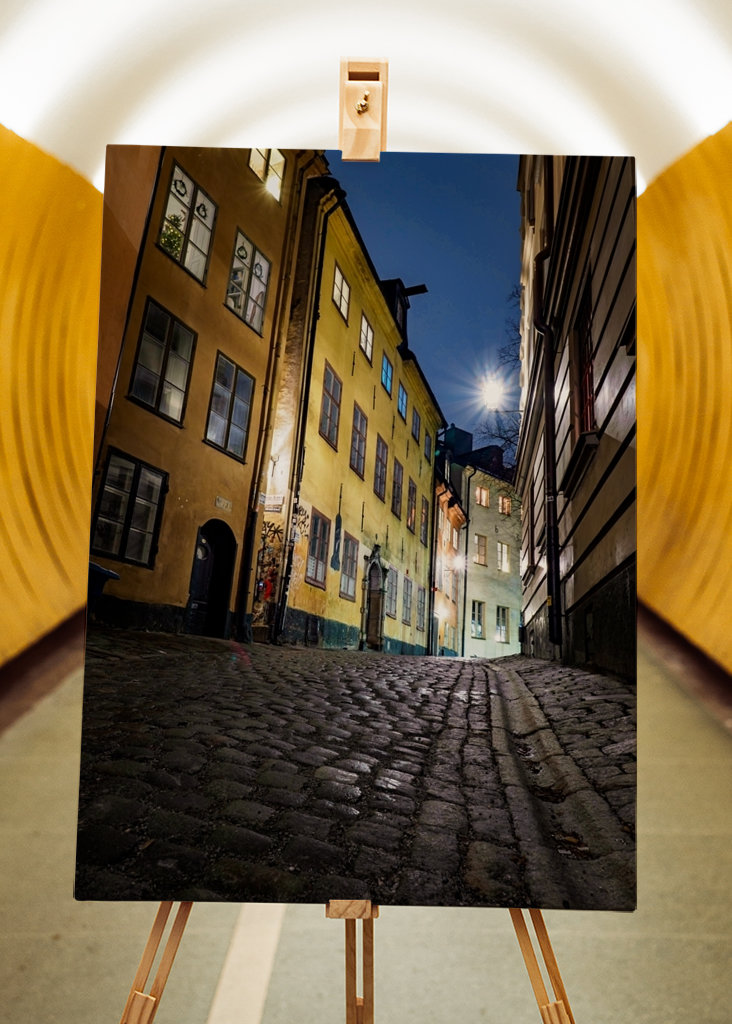 A night in Stockholms Old town