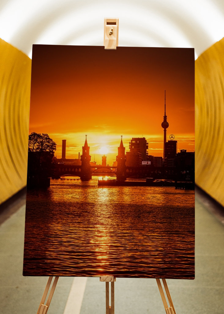 Oberbaumbrücke Sonnenuntergang