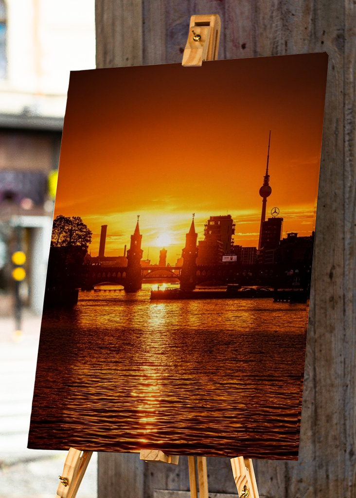 Oberbaumbrücke Sonnenuntergang