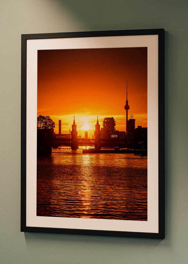 Oberbaumbrücke Sonnenuntergang