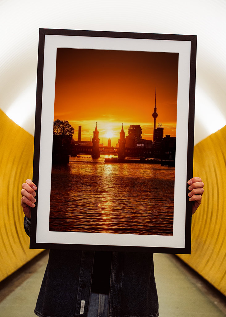 Oberbaumbrücke Sonnenuntergang