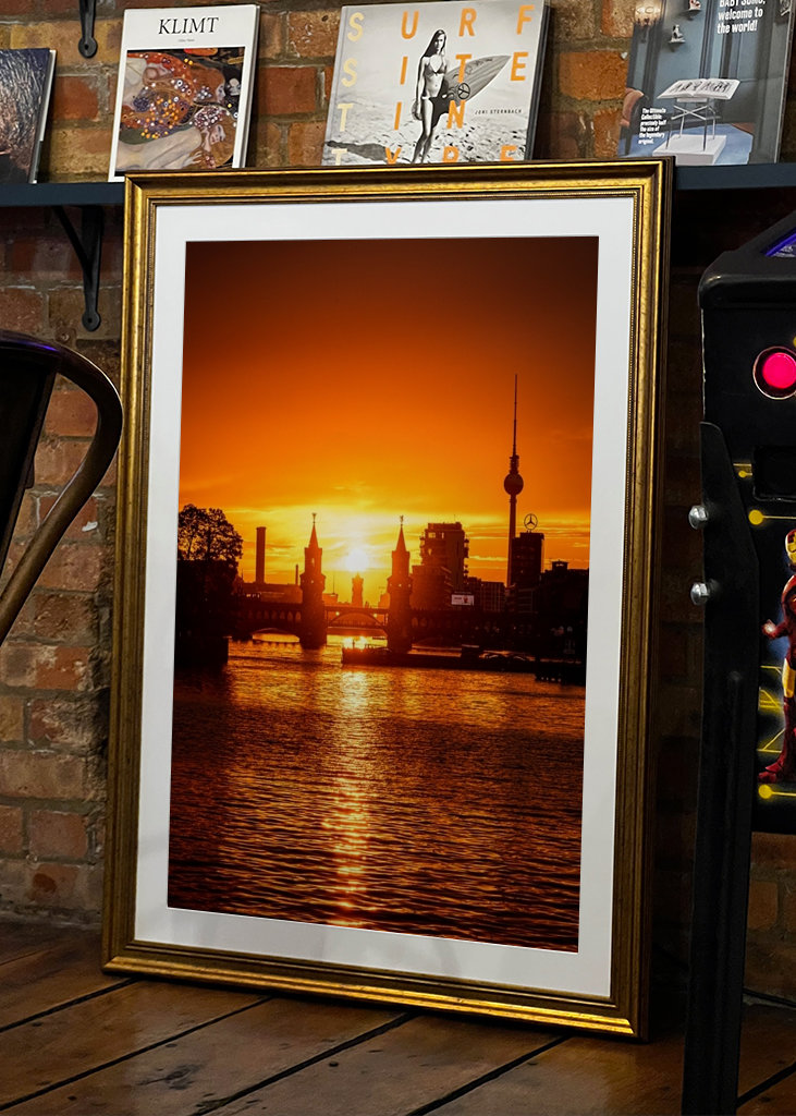 Oberbaumbrücke Sonnenuntergang