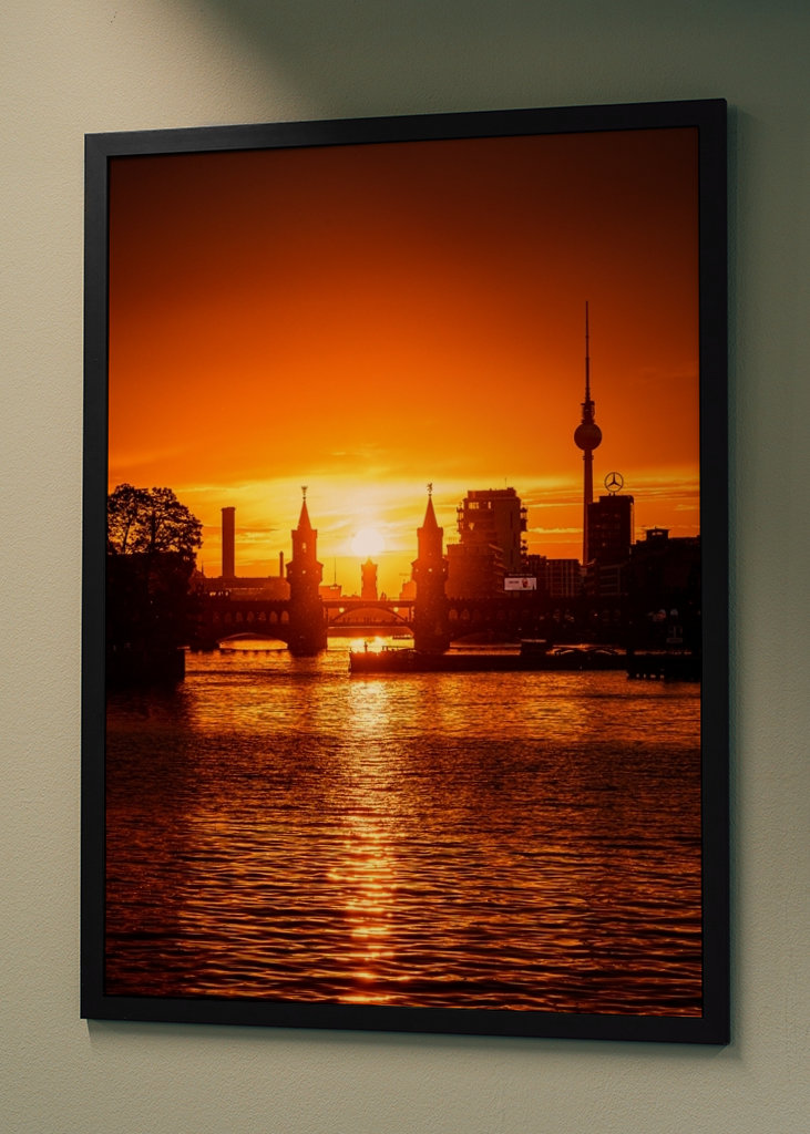 Oberbaumbrücke Sonnenuntergang