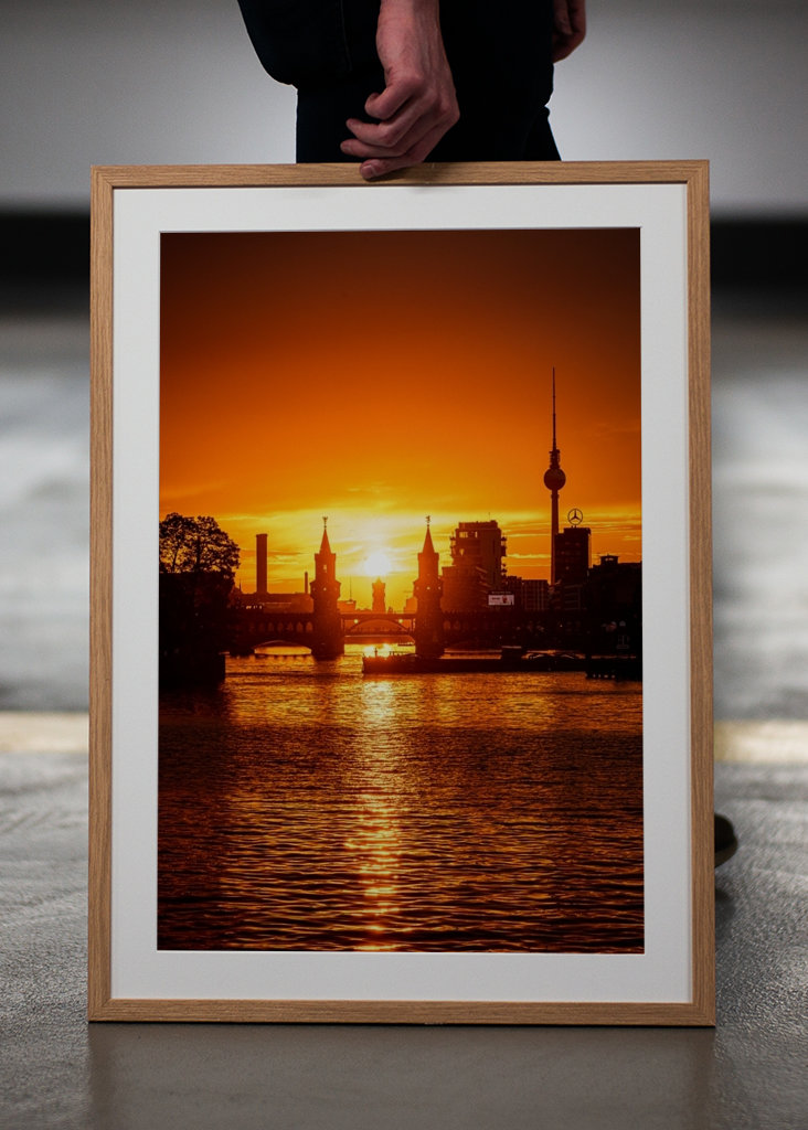 Oberbaumbrücke Sonnenuntergang