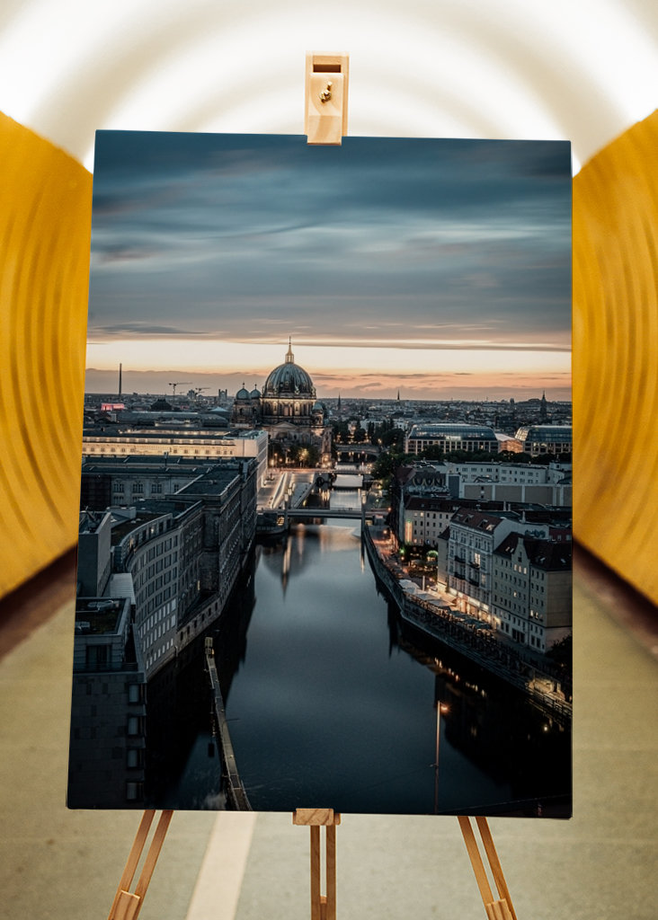 Berliner Dom Sonnenuntergang
