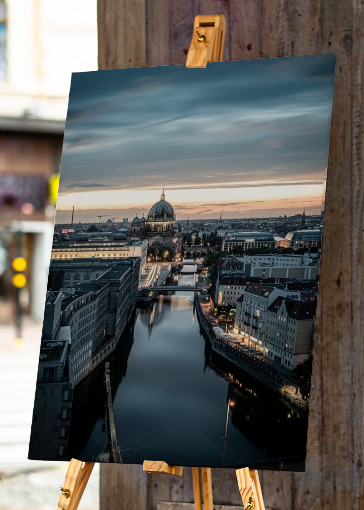 Berliner Dom Sonnenuntergang