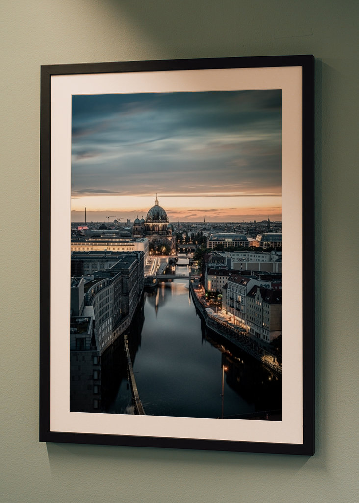 Berliner Dom Sonnenuntergang