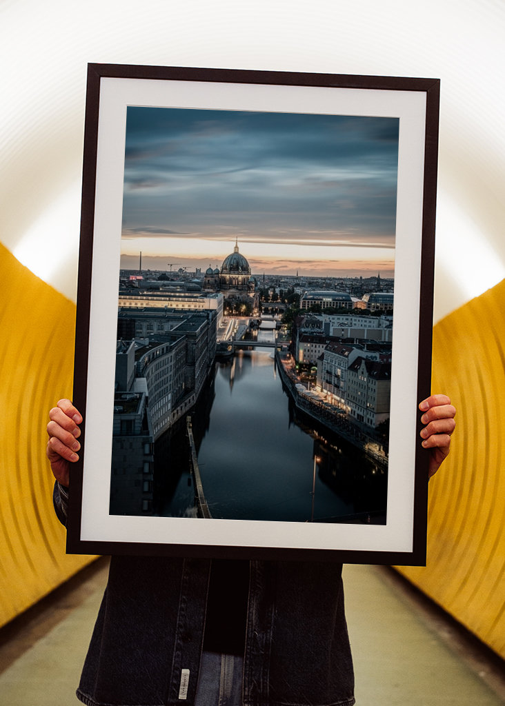 Berliner Dom Sonnenuntergang
