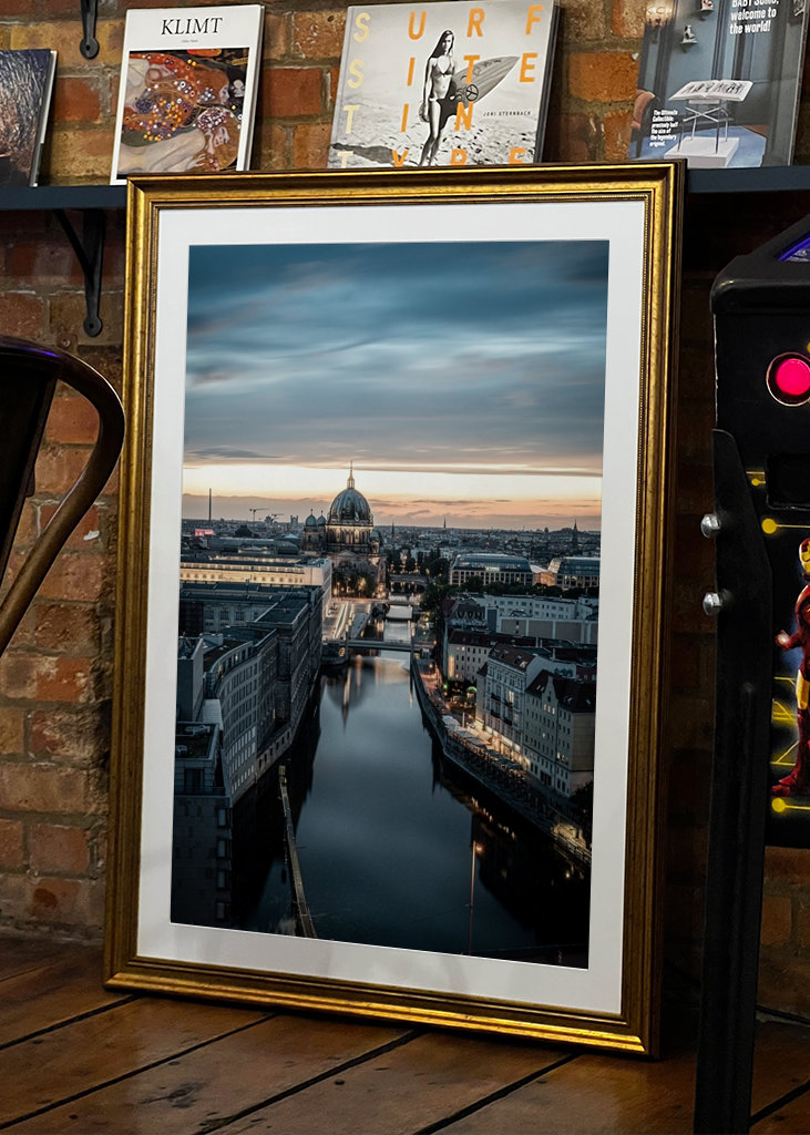 Berliner Dom Sonnenuntergang