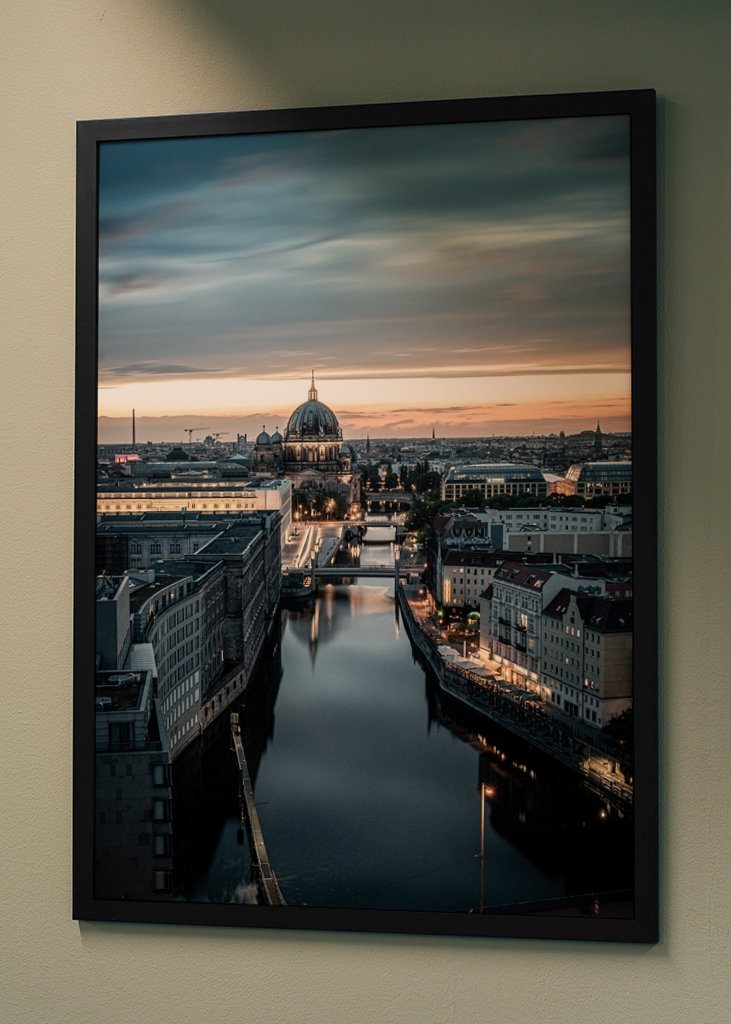 Berliner Dom Sonnenuntergang