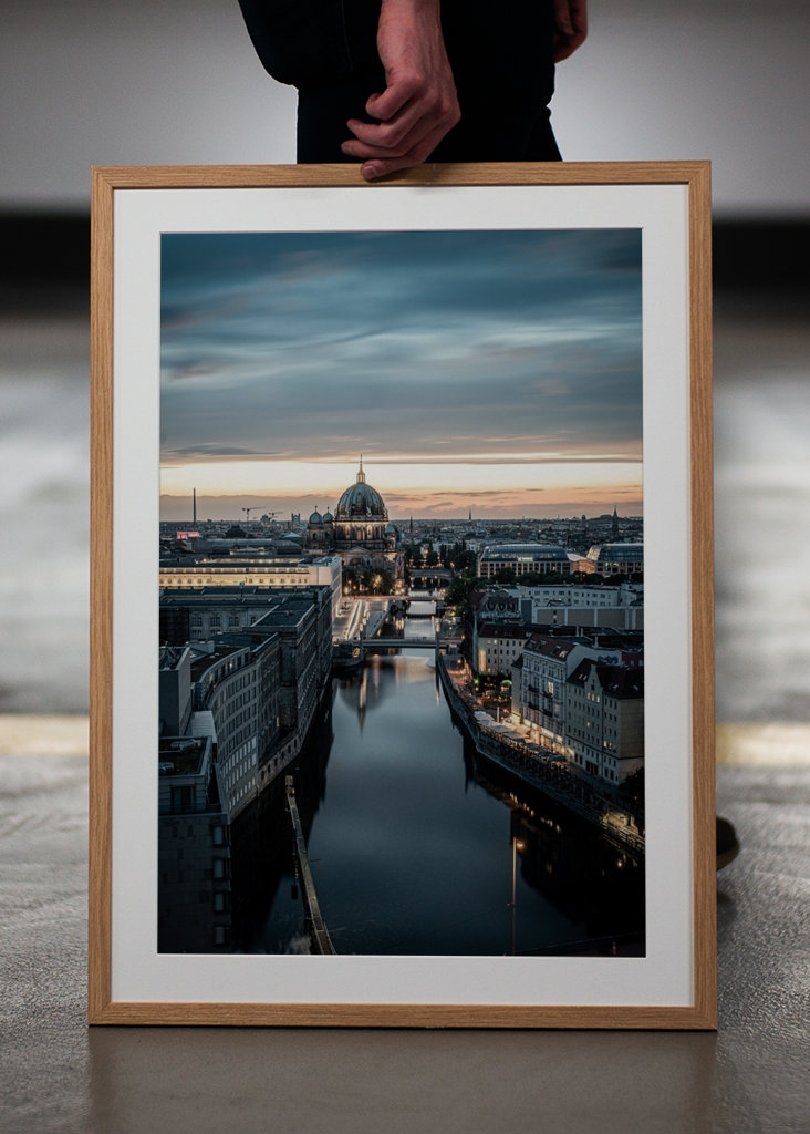 Berliner Dom Sonnenuntergang