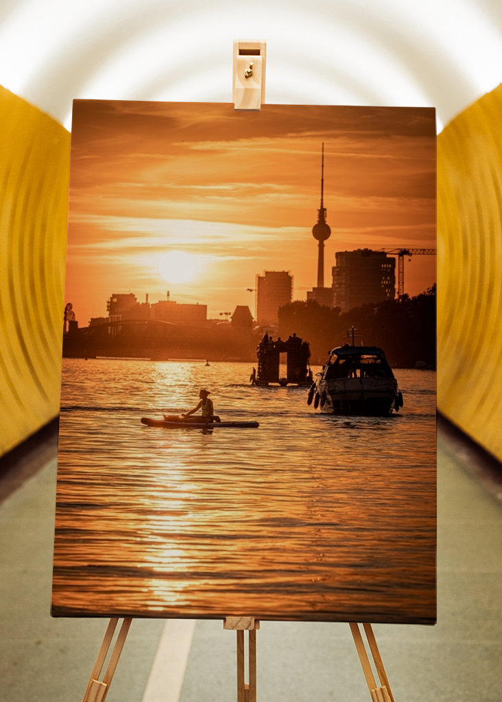 Sonnenuntergang am Spreepark