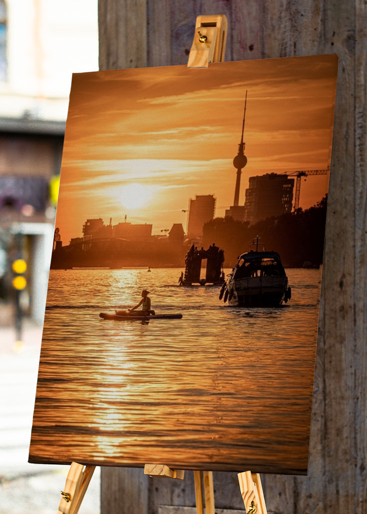 Sonnenuntergang am Spreepark