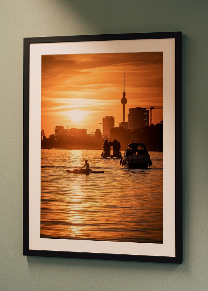 Sonnenuntergang am Spreepark