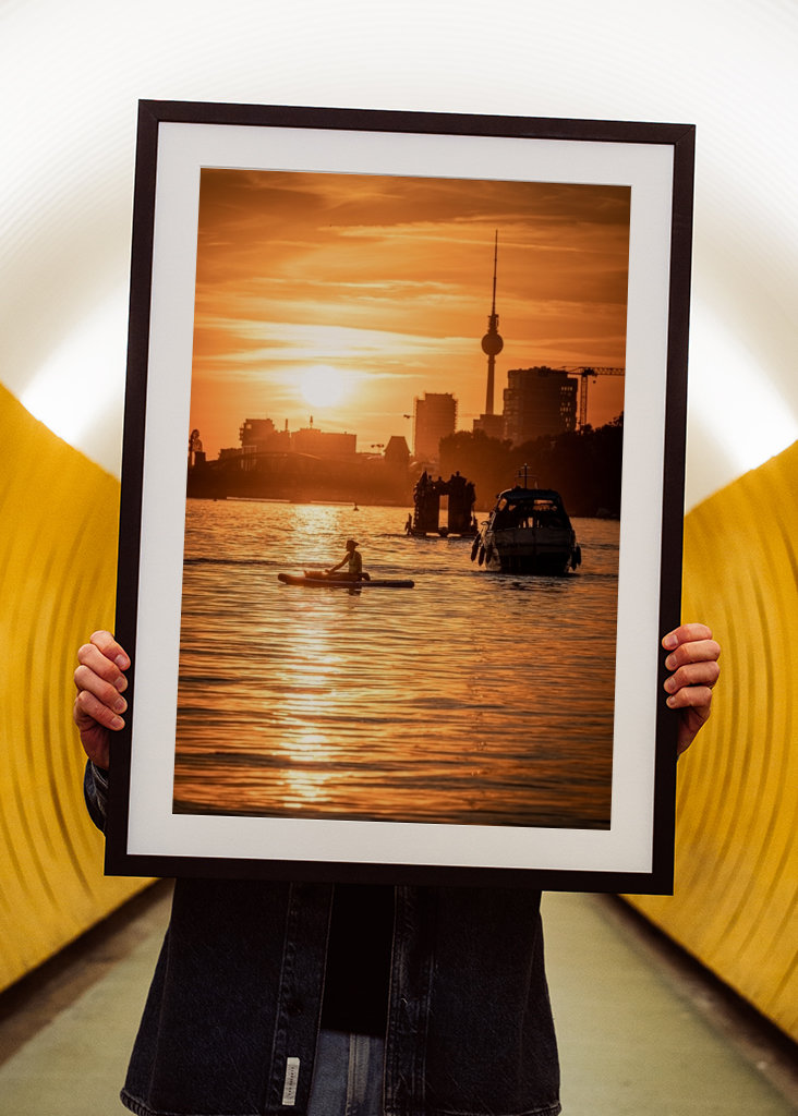 Sonnenuntergang am Spreepark