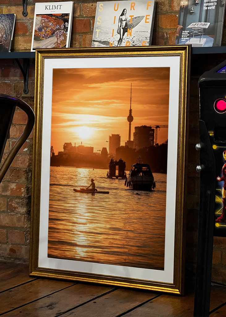 Sonnenuntergang am Spreepark