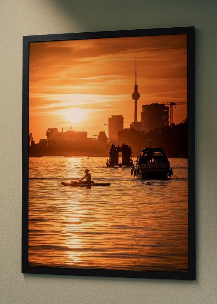 Sonnenuntergang am Spreepark