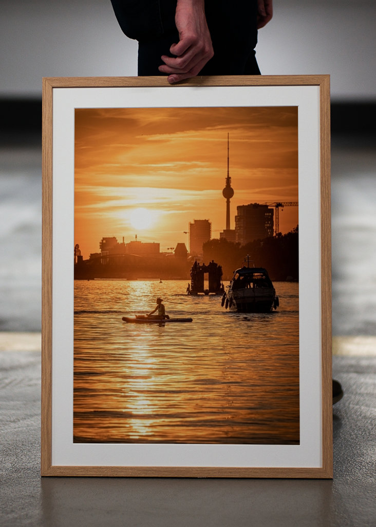 Sonnenuntergang am Spreepark