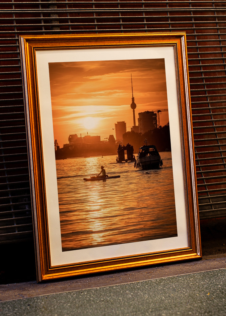 Sonnenuntergang am Spreepark
