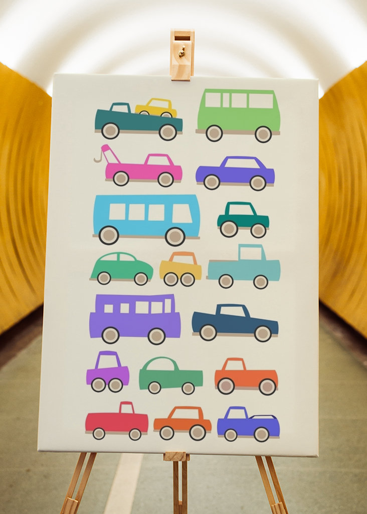 Toys - cars traffic jam