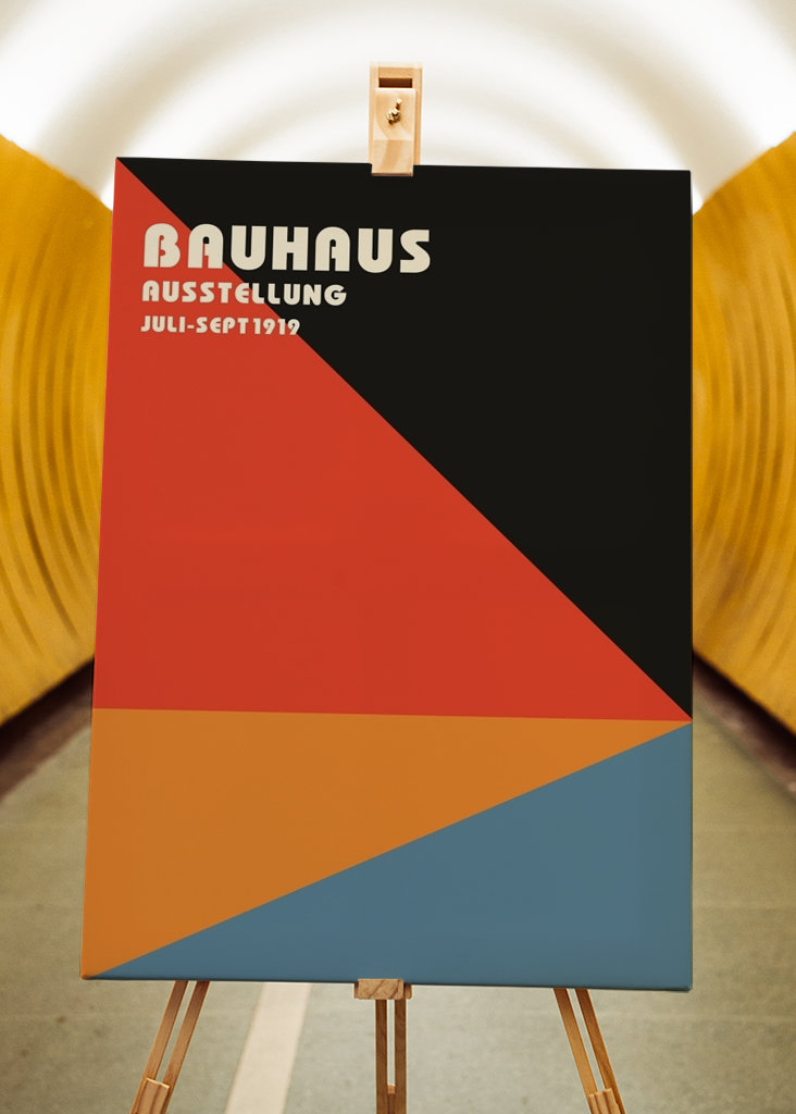 Bauhaus Ausstellung Poster