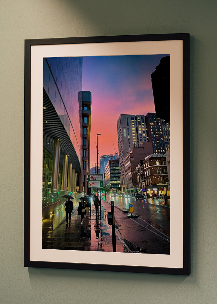 City Sunset in London