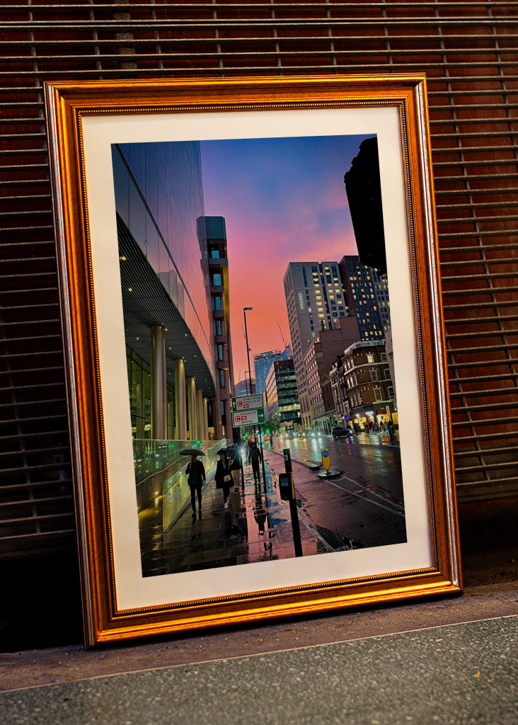 City Sunset in London