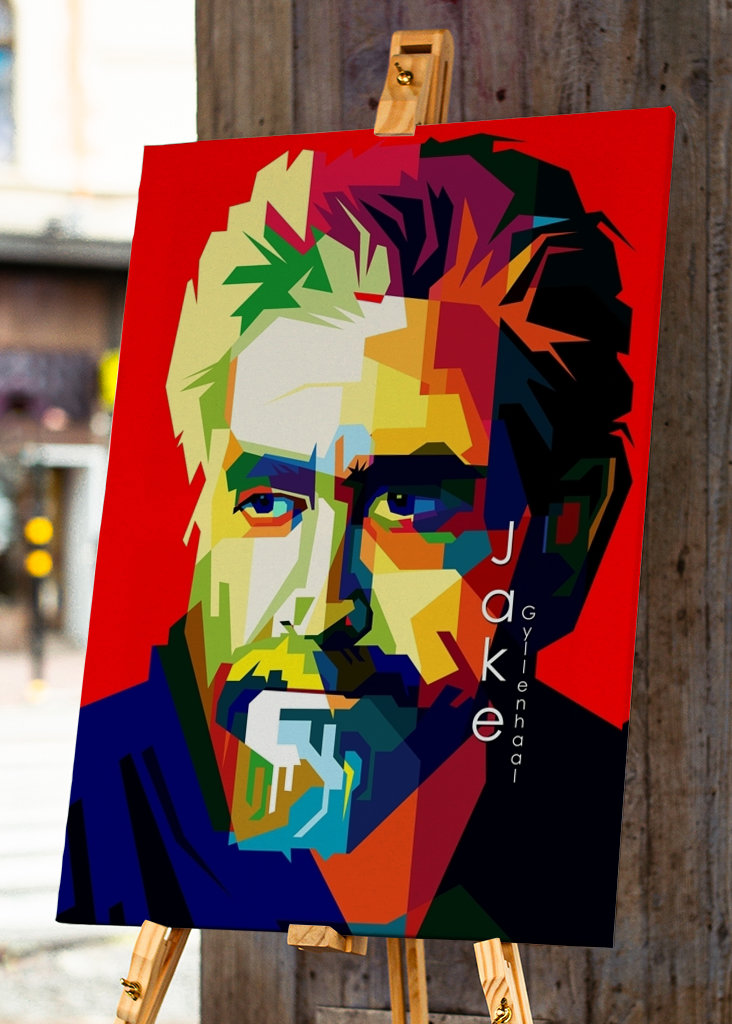 Jake Gyllenhaal Retro WPAP