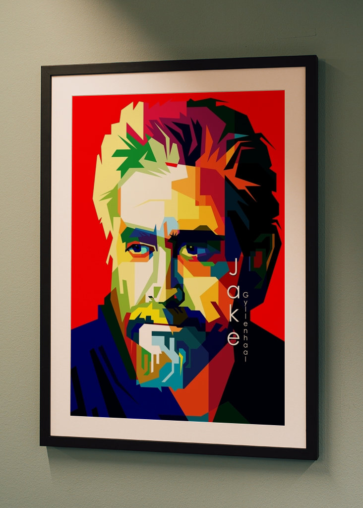 Jake Gyllenhaal Retro WPAP