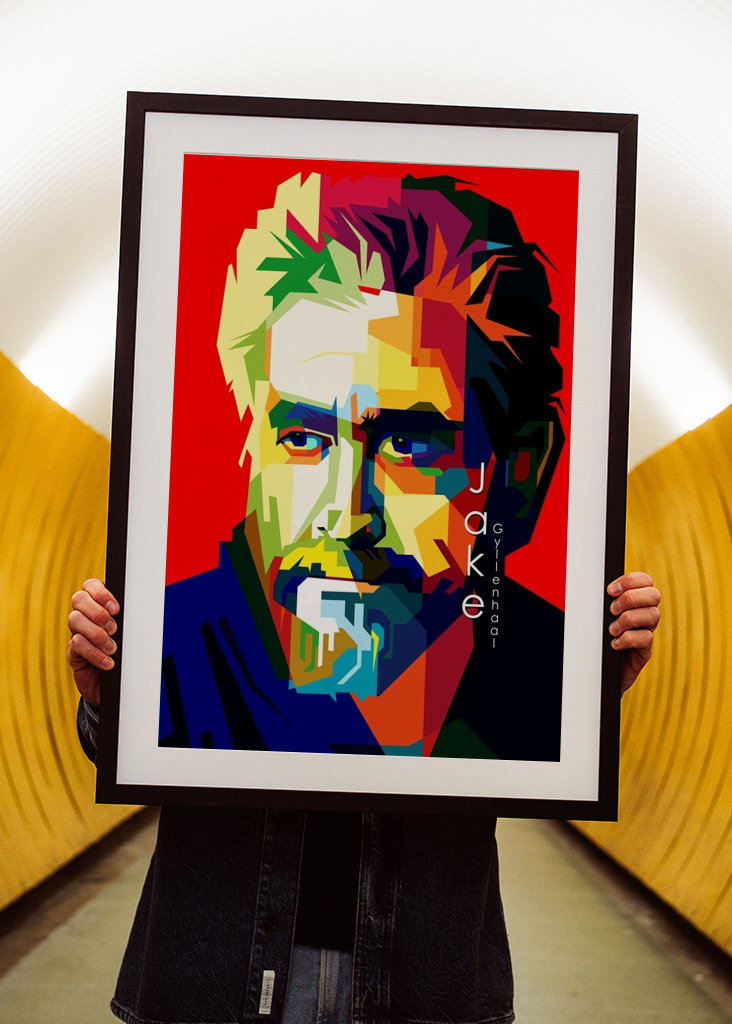 Jake Gyllenhaal Retro WPAP