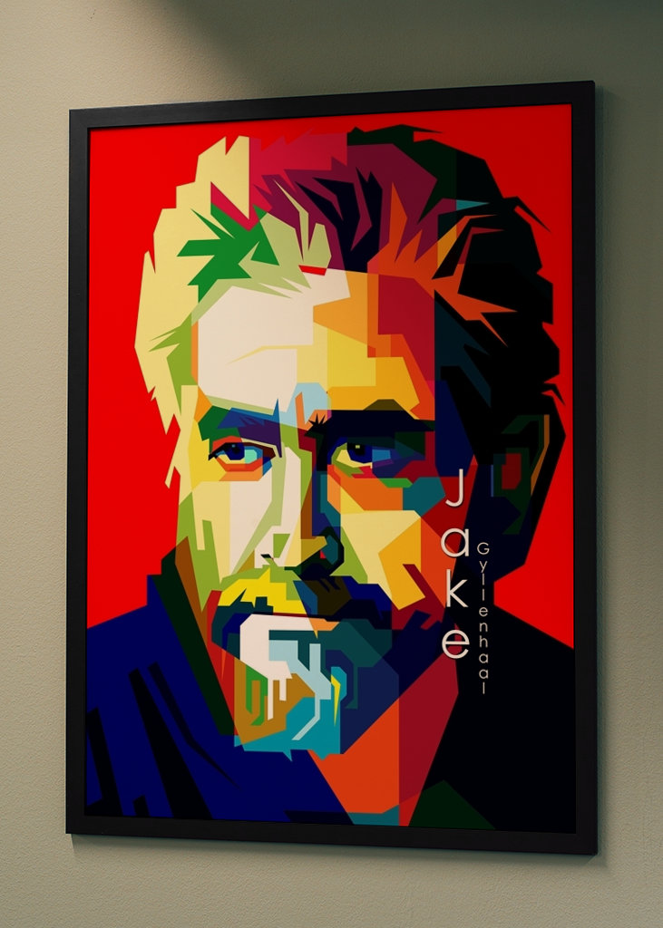 Jake Gyllenhaal Retro WPAP