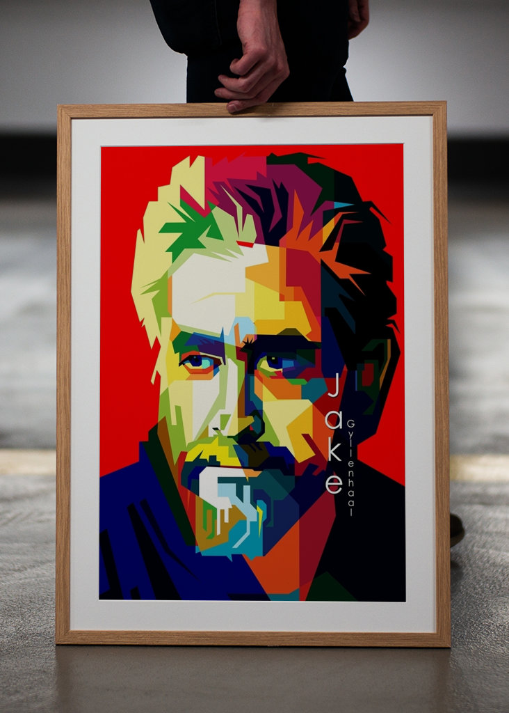 Jake Gyllenhaal Retro WPAP