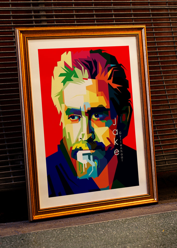 Jake Gyllenhaal Retro WPAP