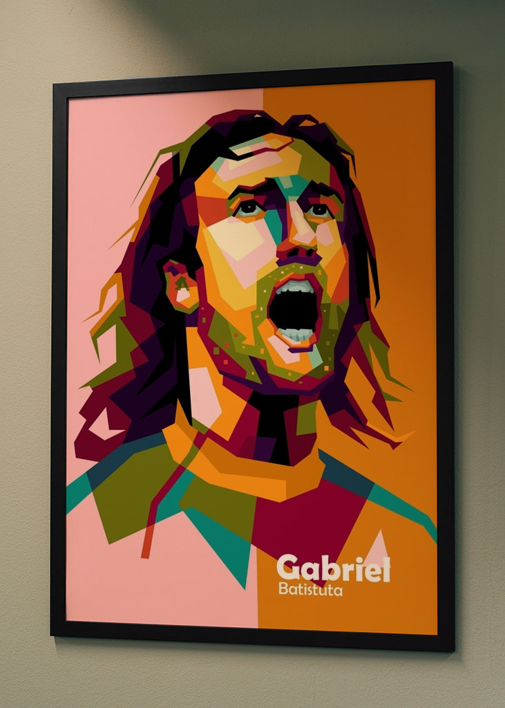 GABRIEL BATISTUTA WPAP ART