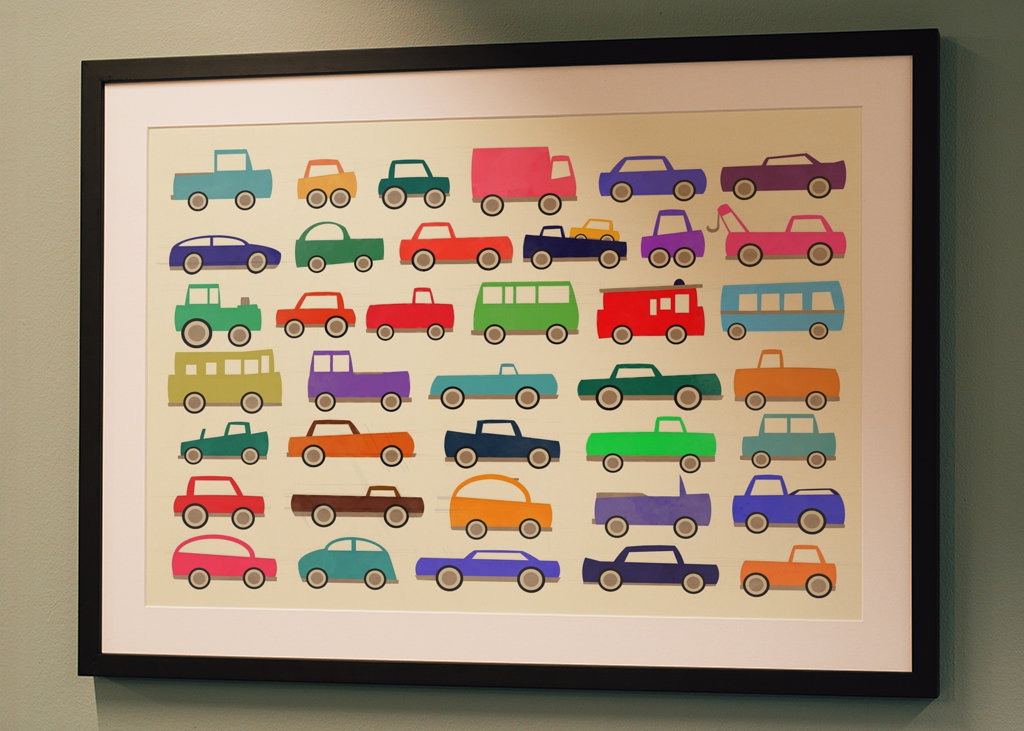 Spielzeug - Autos im Stau