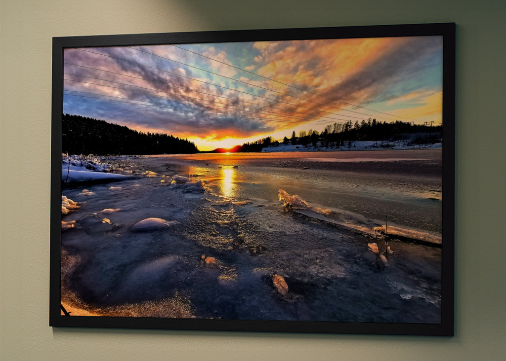 Sunrise during winter