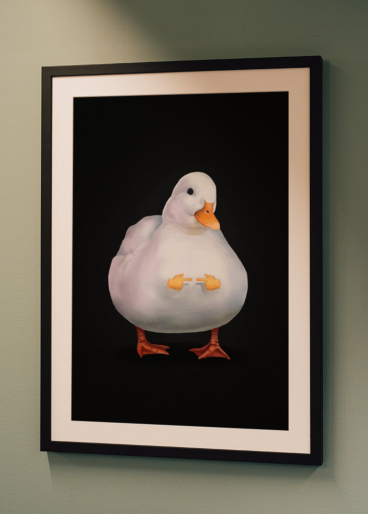 Cute Duck - Meme