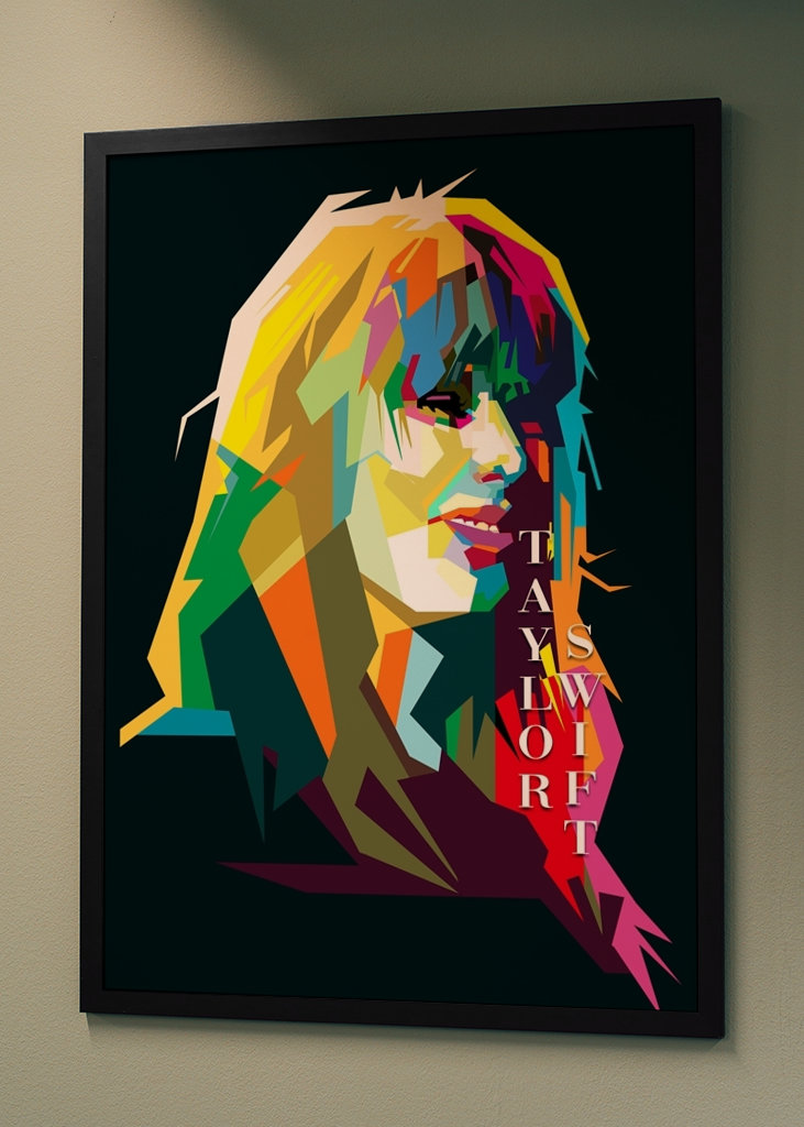 Taylor Swift Pop Art WPAP