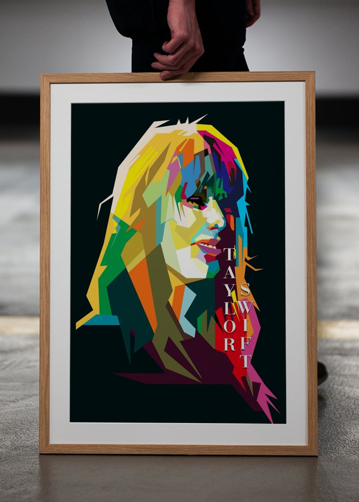 Taylor Swift Pop Art WPAP