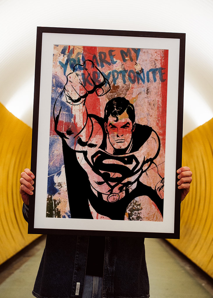 pop art - superman