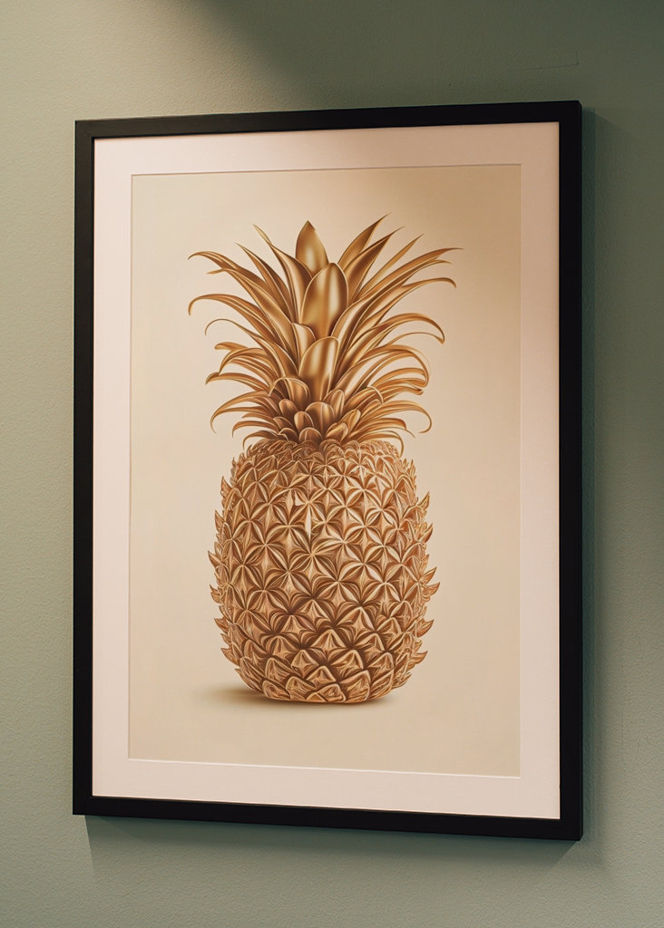 Golden pineapple - white