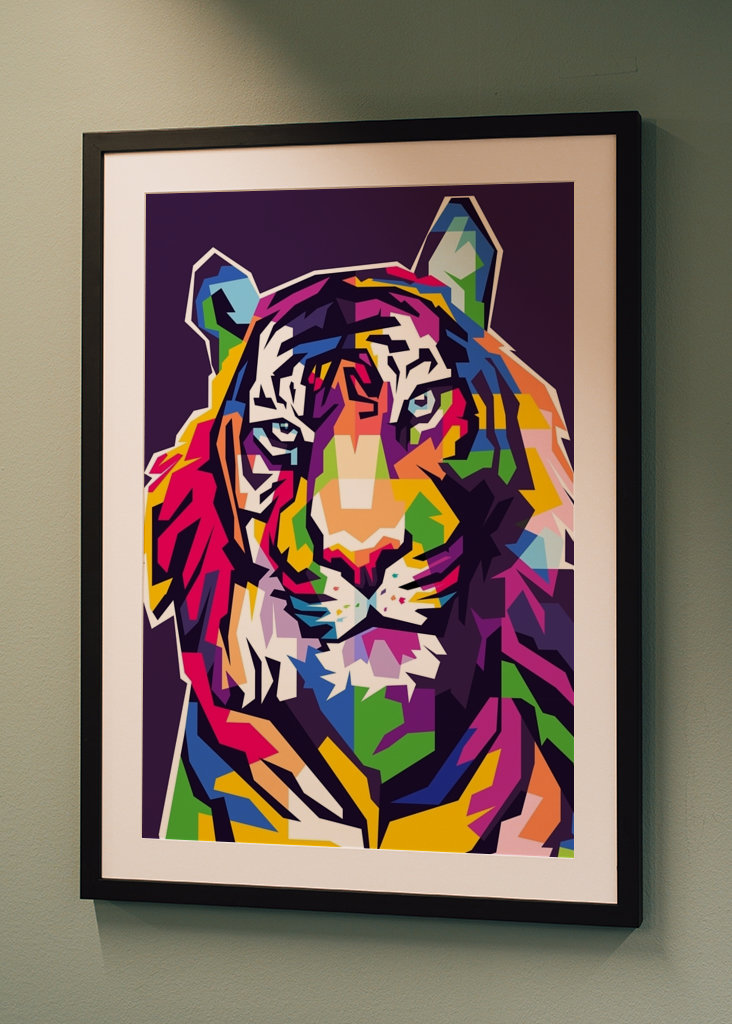 Tiger Pop Art
