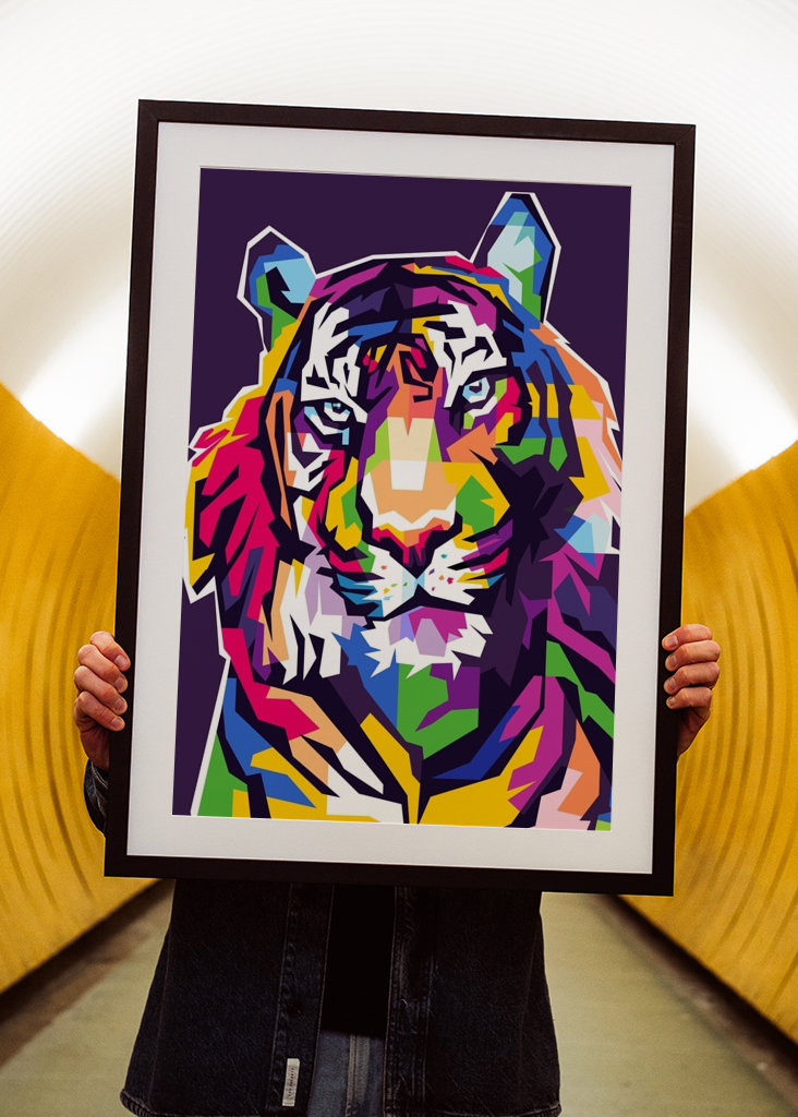 Tiger Pop Art